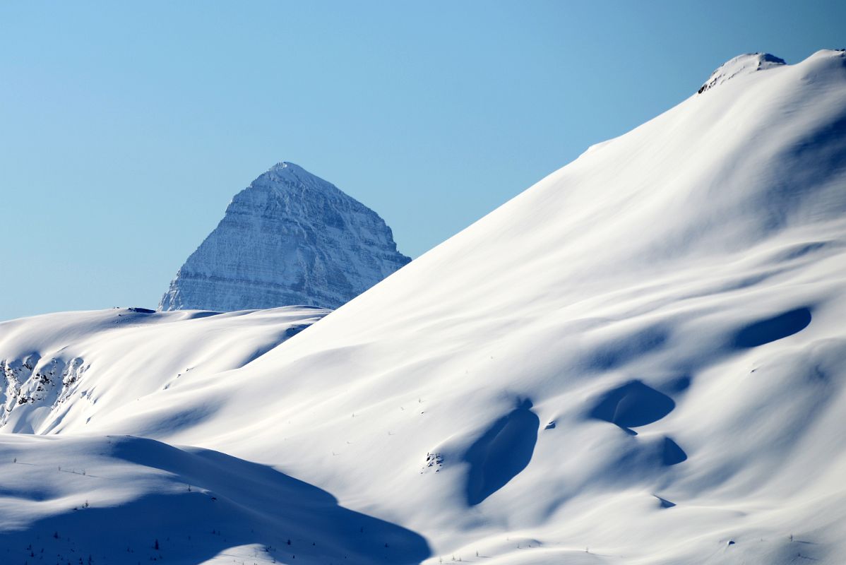 07F Mount Assiniboine And Quartz Hill From Top Of Strawberry Chair At Banff Sunshine Ski Area